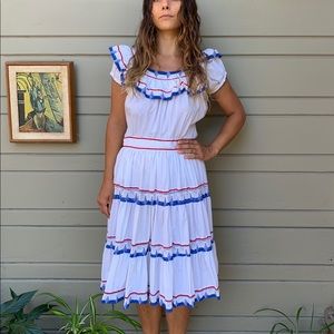 Vintage Campesino Dress